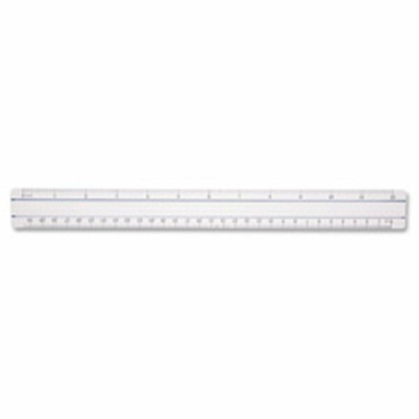 Officespace Magnifying Ruler, 2x, Inches-Metric, 12 in., Clear OF509973